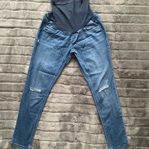 Denim maternity jeans size large